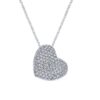 14kt 1.46 ctw pave set diamond necklace