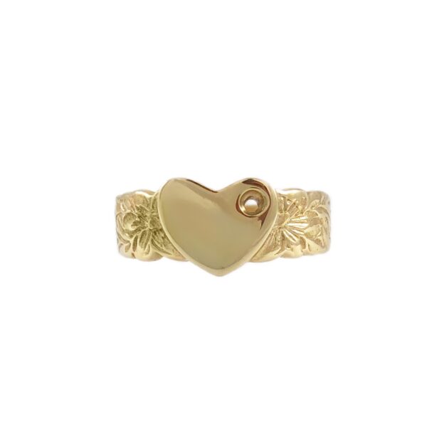 heart signet ring