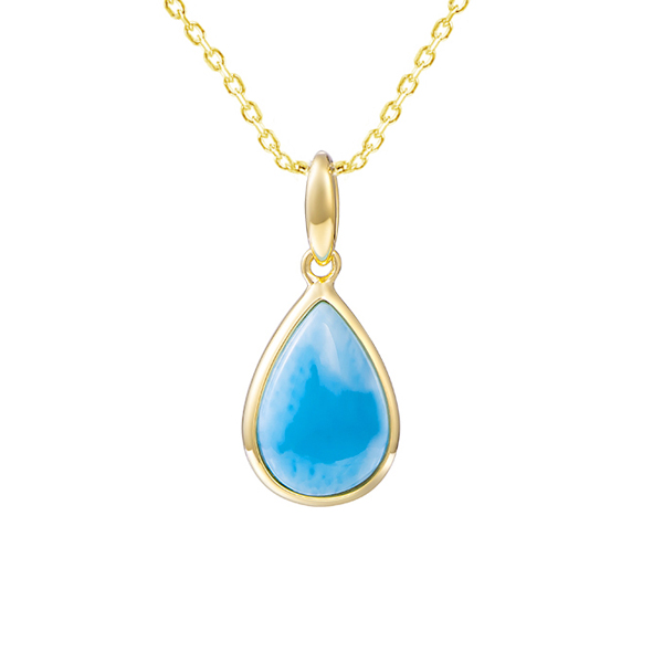 Larimar Teardrop Pendant outlets