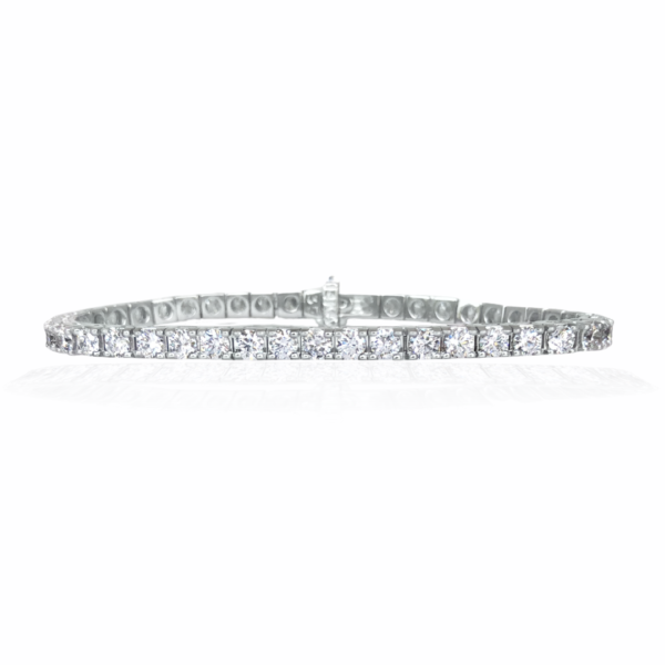 7.01ctw diamond tennis bracelet