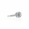 princess cut & round diamond ring