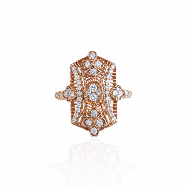 vintage style diamond ring