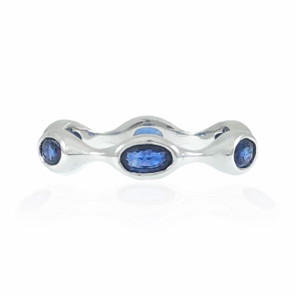 sapphire eternity band