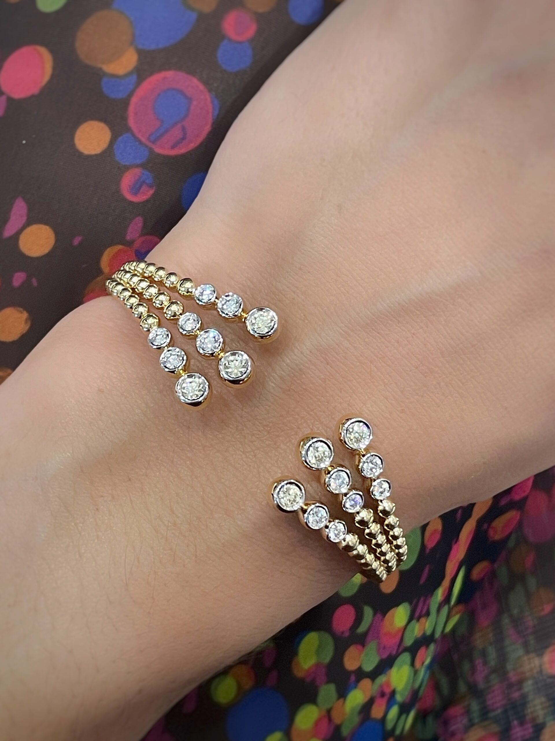 Buy Palm Bracelet, Wedding Hand Bracelet Bridesmaid, Hand Cuff Bracelet,  Jewelry Gift Hand Bracelet, Gold Swarovski Crystal Bracelet, Prom Cuff  Online in India - Etsy