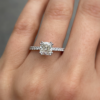 Coco diamond engagement ring mounting