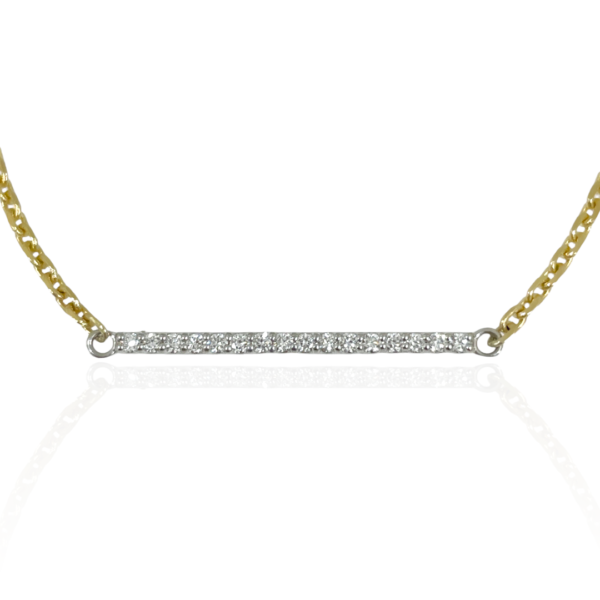 diamond bar bracelet