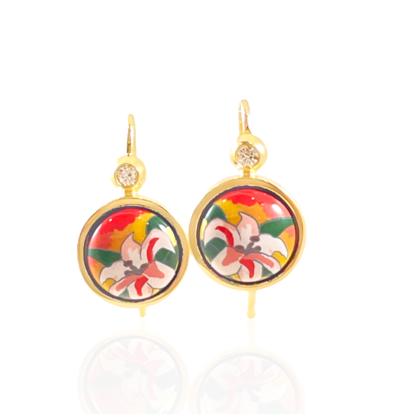 Freywille Polynesia Cabochon Earrings