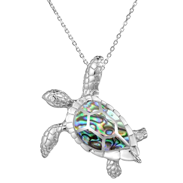 Abalone Turtle Pendant | Jupiter Jewelry Inc