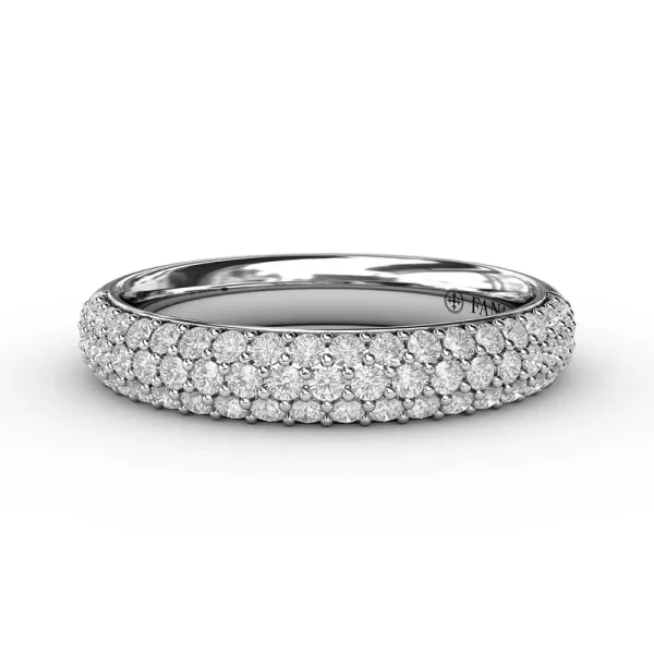 Diamond Pave Wedding Band | Jupiter Jewelry, Inc.