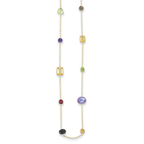 Gorgeous Gemstone Necklace | Kameswari Jewellers