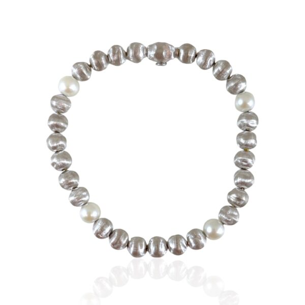 estate marco bicego pearl and satin bead bracelet