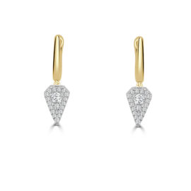 arrow diamond earrings